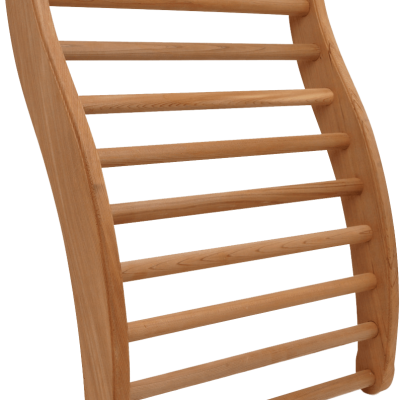 Ergonomic backrest matches the curve of your back for more enjoyment